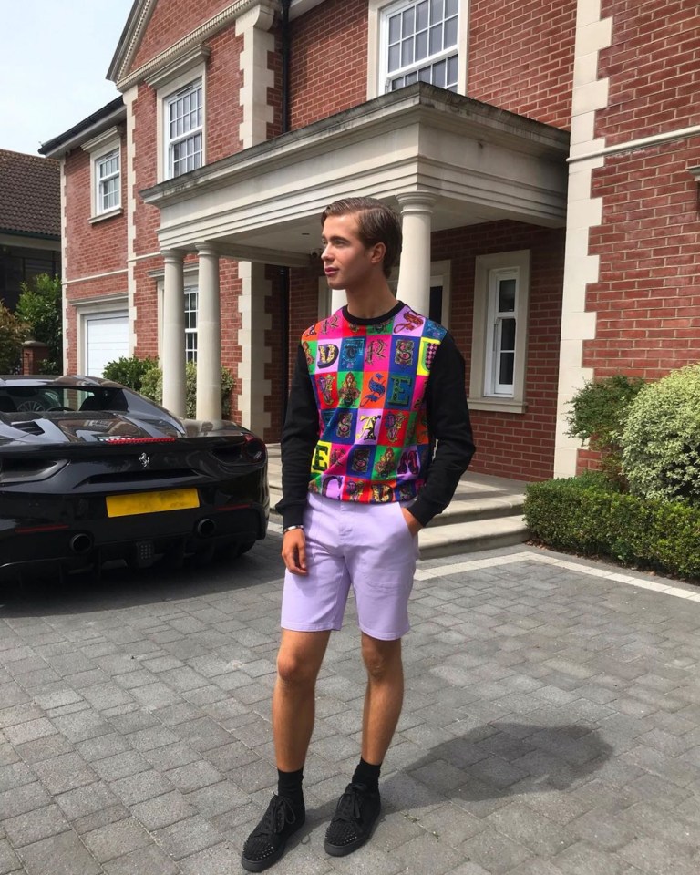 Joey Turner lives in a plush Essex mansion