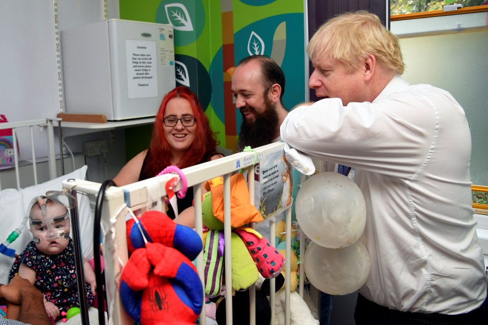  The PM visited a hospital earlier today