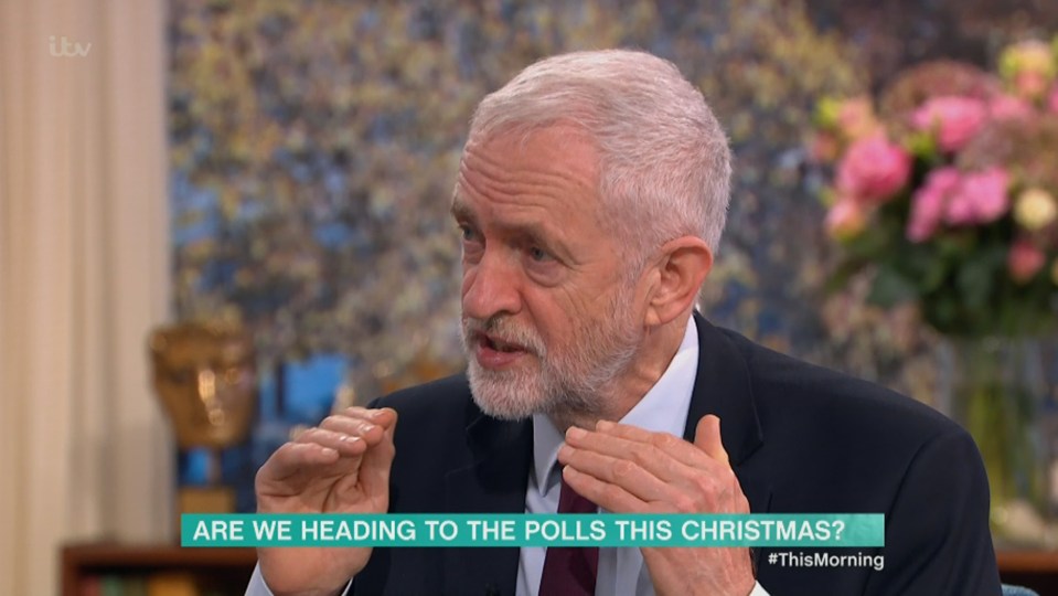  Jeremy Corbyn said he had certain conditions that had to be met before he would agree to a general election