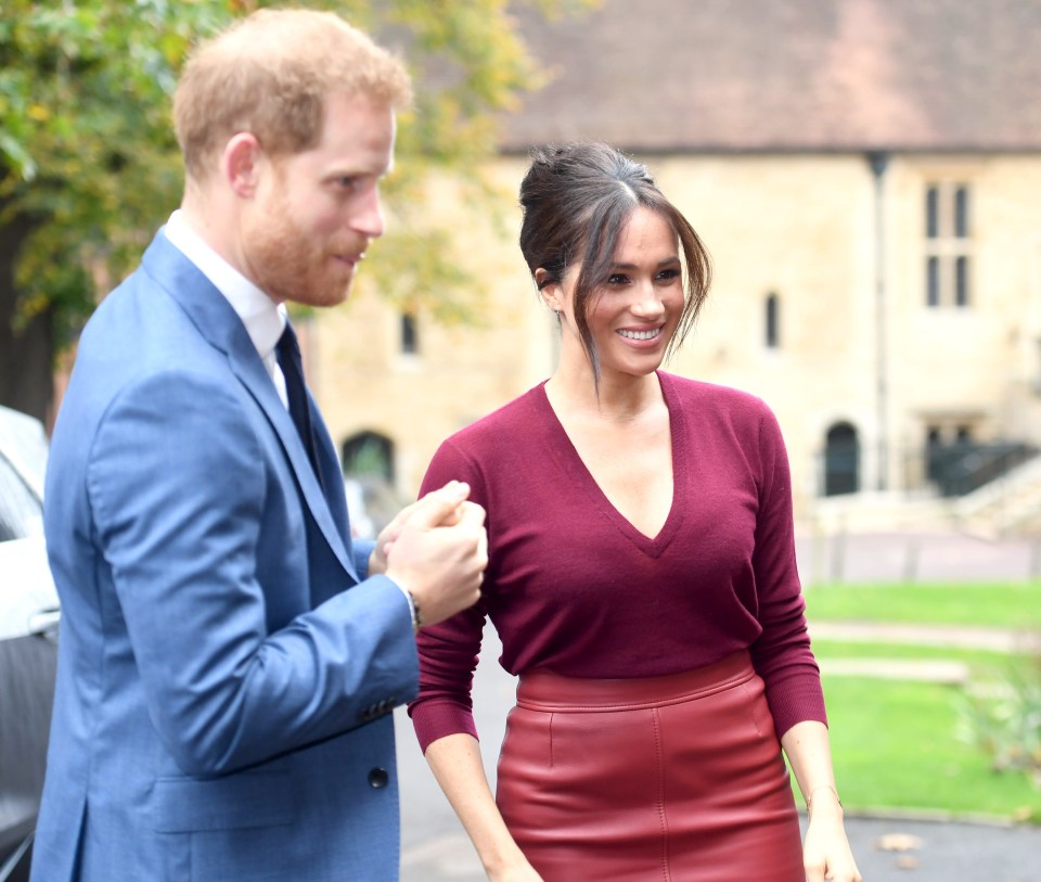 Meghan Markle and Prince Harry arrived at a royal engagement in an electric car yesterday