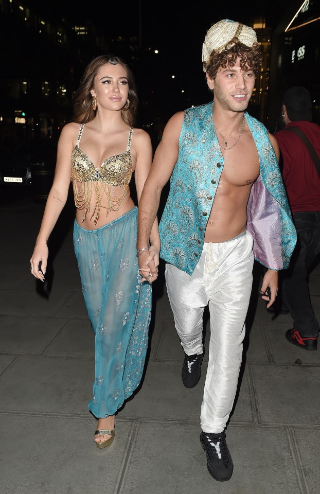  Eyal Brooker and Delilah Belle Hamlin attended a bash at M Restaurant in London