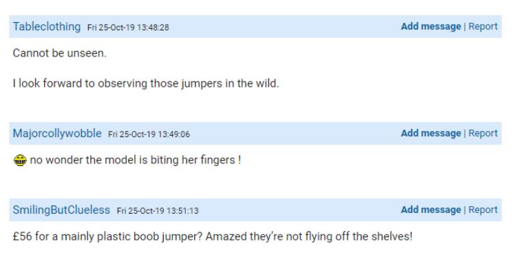  Women went wild for the 'booby' pattern on Mumsnet