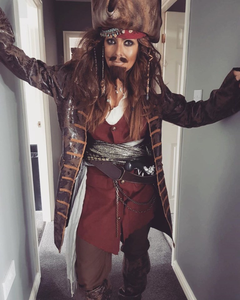  Corrie star Kym looked unrecognisable as Captain Jack Sparrow