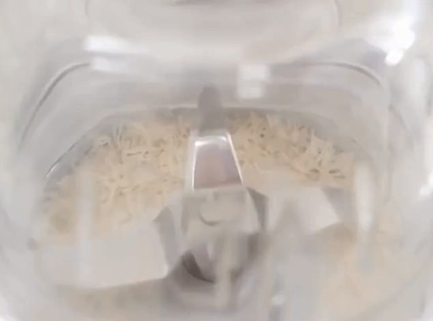 In a YouTube video, the Japanese man showed how he blended up his nail clippings