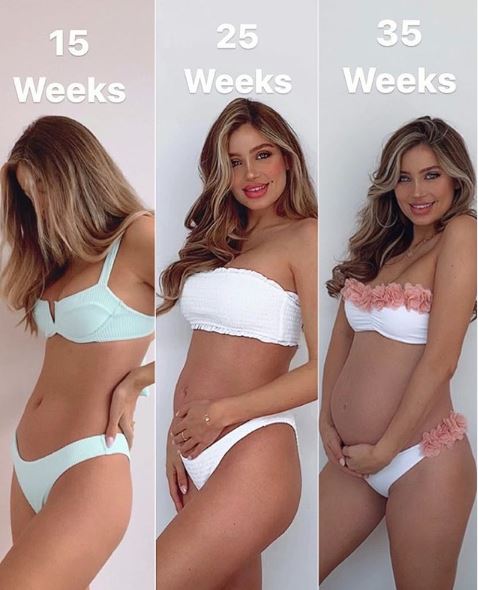  She documented every stage of her pregnancy on social media