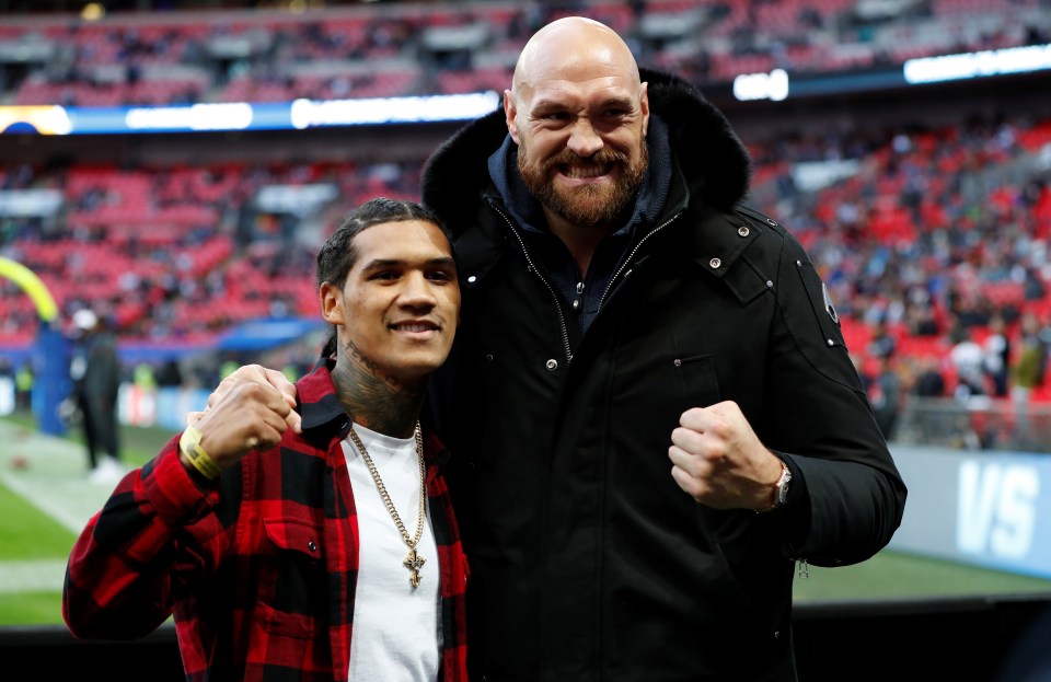 Conor Benn met fellow boxer hours after beating Stephane Jamoye at the O2 Arena