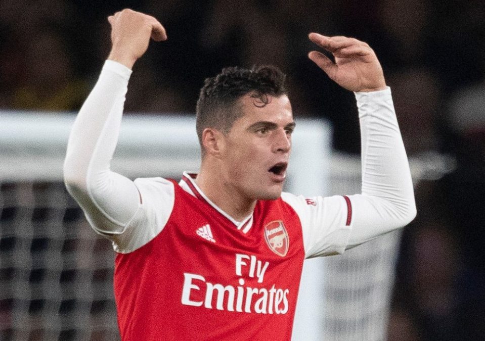  Emery has axed Xhaka from the squad to face Liverpool in the Carabao Cup