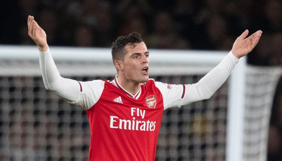  Xhaka told Arsenal fans to f*** off when they booed him against Crystal Palace