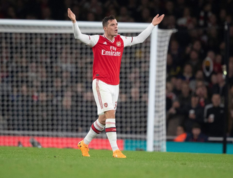  Arsenal fans have called for Granit Xhaka to be axed as club captain