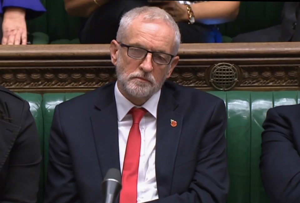  Jeremy Corbyn chickened out of facing the voters once again on Monday night