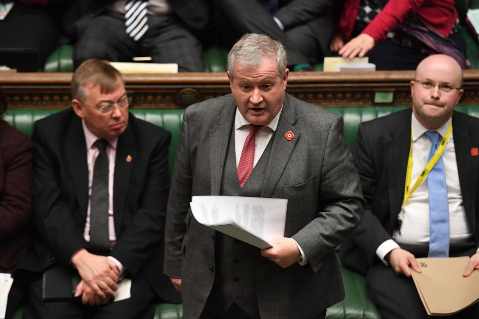  Mr Blackford declared the SNP would back a bill for a December election – as long as it left no time for the Government to try and pass its Brexit bill beforehand