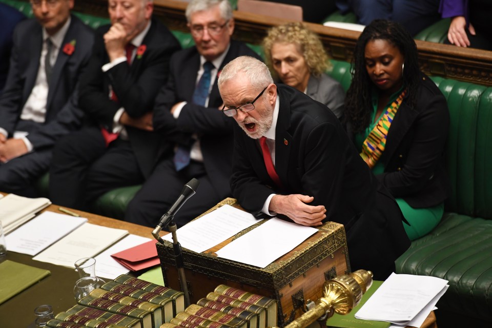  Corbyn told his MPs to abstain last night and not support Boris' latest election bid