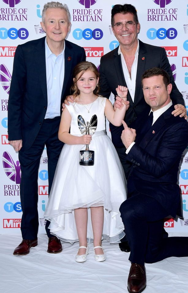 The Daily Mirror Pride of Britain awards recognises the valour of ordinary people and is supported by stars such as Simon Cowell