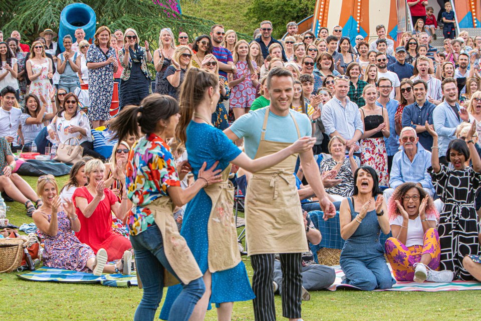  His fellow bakers were thrilled for his big win