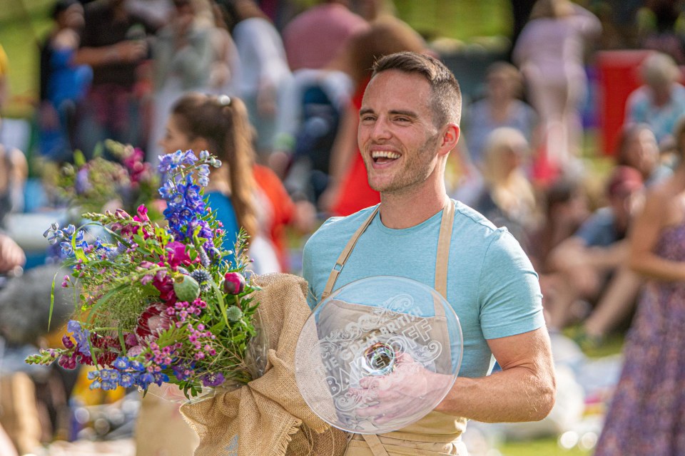  David Atherton was crowned winner of Bake Off 2019