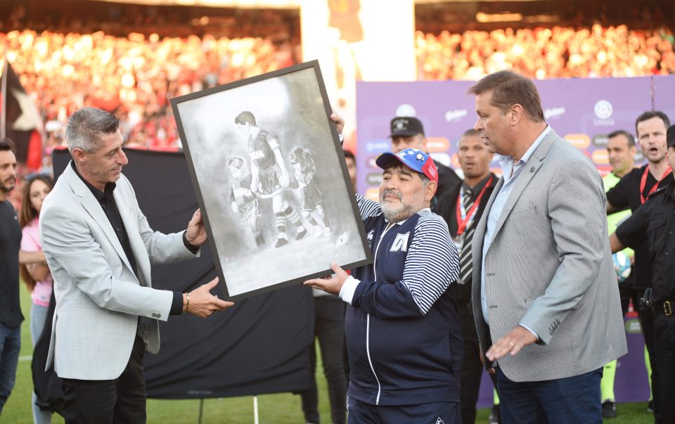  Maradona only played five times for Newell's