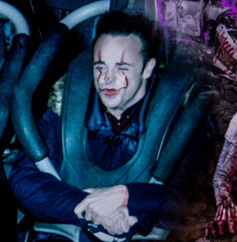  Ant McPartlin puts Halloween face paint on night out with girlfriend Anne-Marie