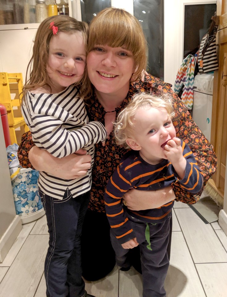  Eleanor Tracey is mum to Winnie, five, and Ted, two