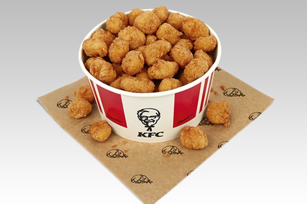 KFC's new popcorn chicken bucket