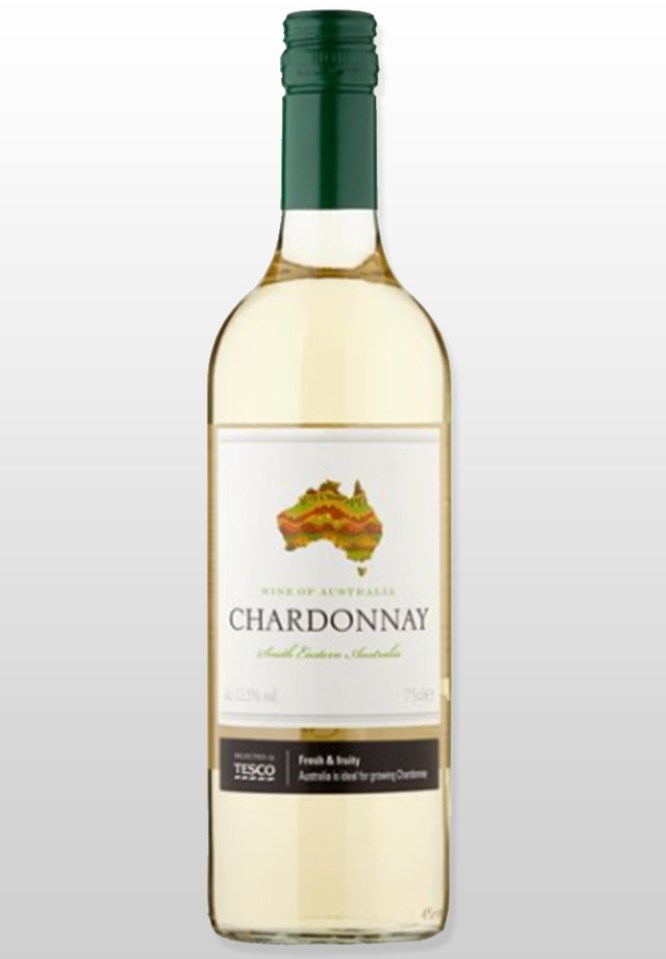  Tesco says this chardonnay goes well with roast chicken and vegetables