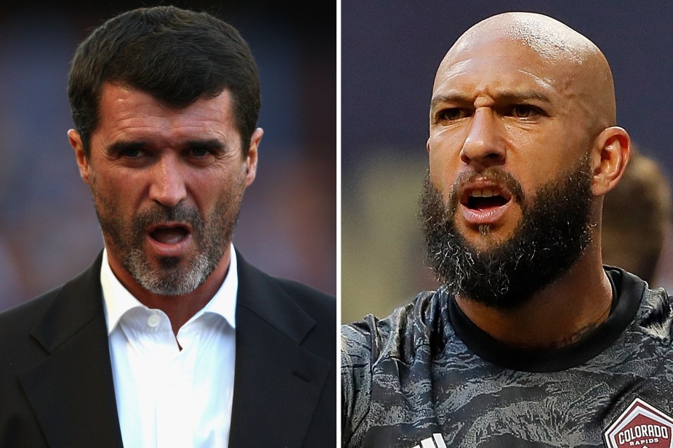  Tim Howard played alongside "leader" Roy Keane during his time at Old Trafford