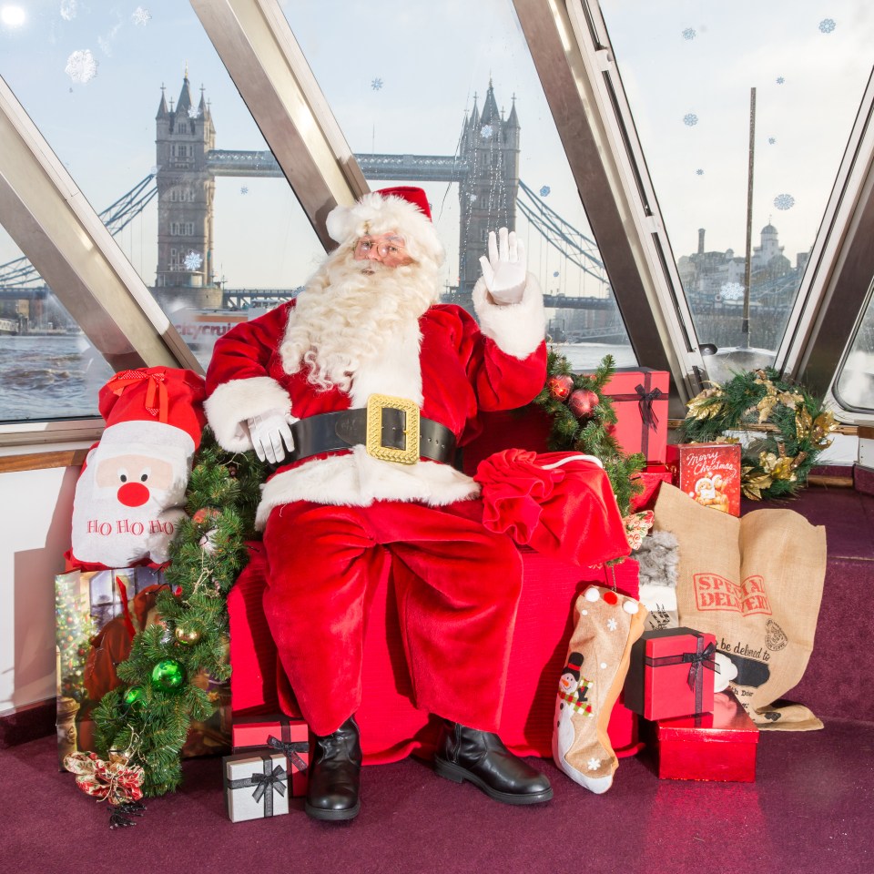  City Cruises' Sail with Santa is a great option if you want to discover the City of London