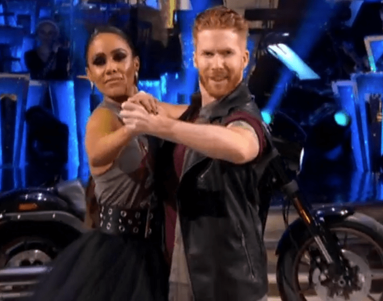  Their Tango to Fleetwood Mac's Go Your Own Way earned them 23 points from the judges