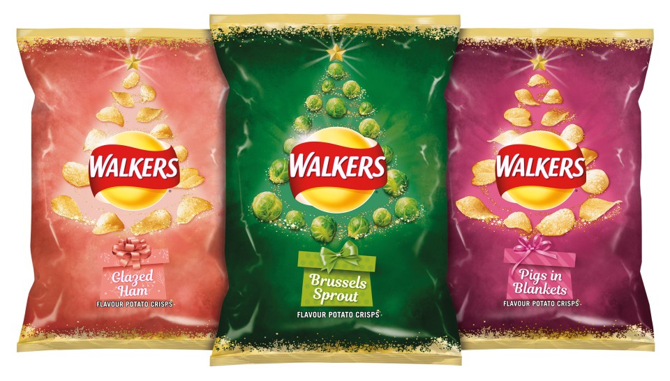  The Sprout Lovers multi-packs of crisps will feature three festive flavours