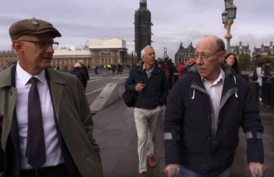  The protester told Tony climate change was more important than the inconvenience of him having a longer journey to hospital