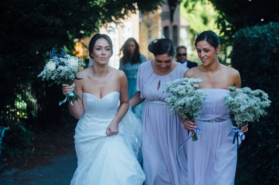 During the ceremony all Ciara could think was: 'Don’t run out of the church'