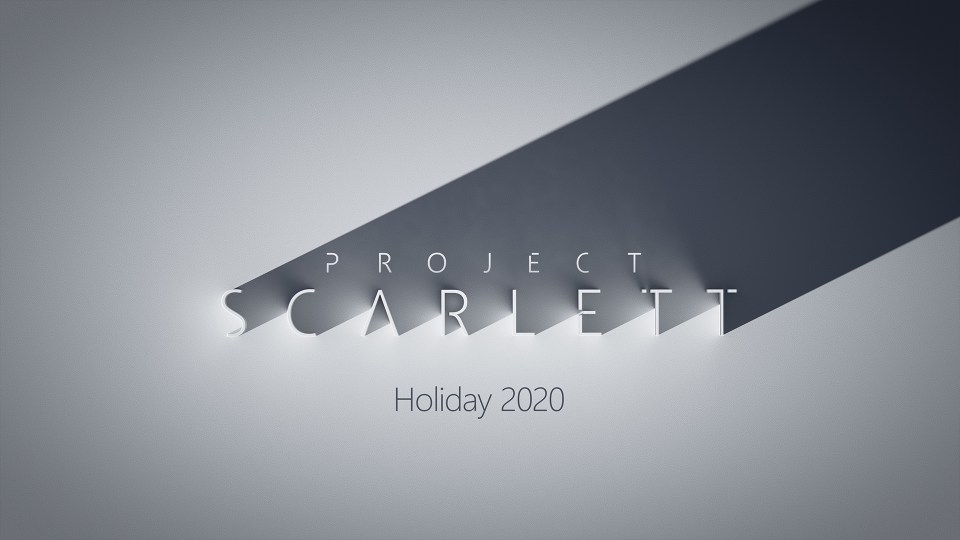  Microsoft's mysterious new console, codenamed "Project Scarlett", is out next year