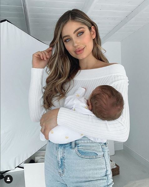  Belle Lucia has revealed her body 'bounced back' a WEEK after giving birth