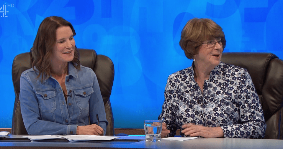  Susie Dent, left, and Pam Ayres look amused and couldn't come up with anything 'more exciting'