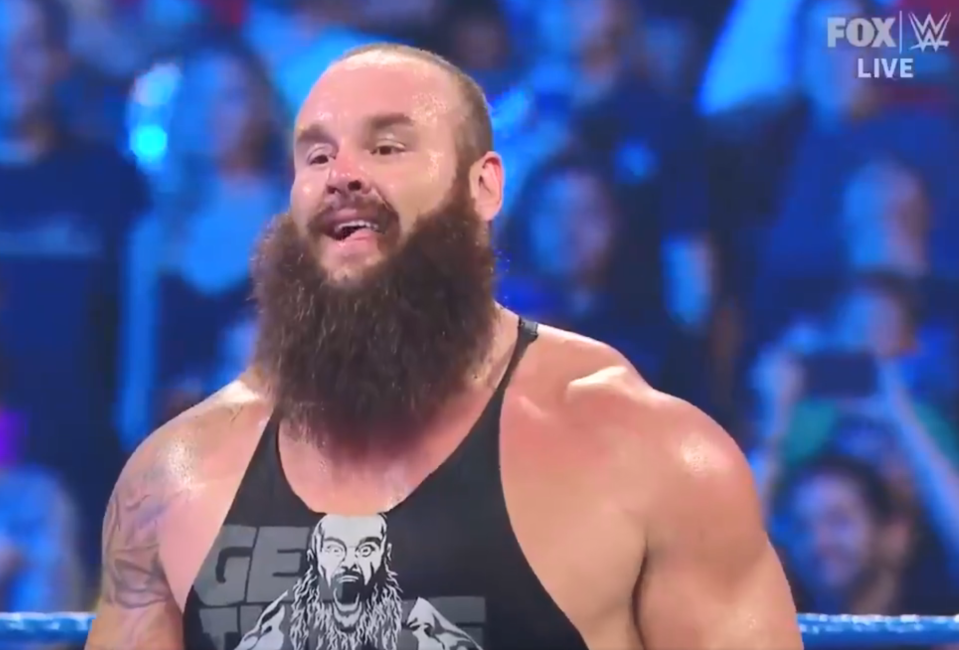  Braun Strowman taunted Brit boxing legend Fury as he was led away