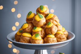  This stack of 12 Co-op clemen-thyme profiteroles costs £5