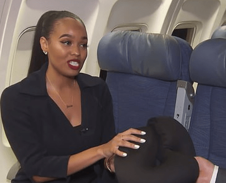 Vlogger Jamila suggests passengers bring their own blankets and pillow on board