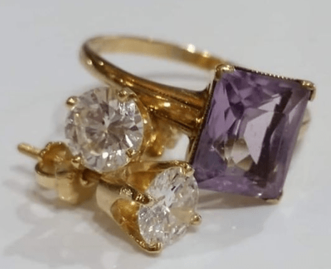 A jeweller has been slammed for turning a ring and set of earrings into an “abomination”