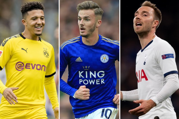 Jadon Sancho, James Maddison and Christian Eriksen could all be useful additions for Manchester United this January