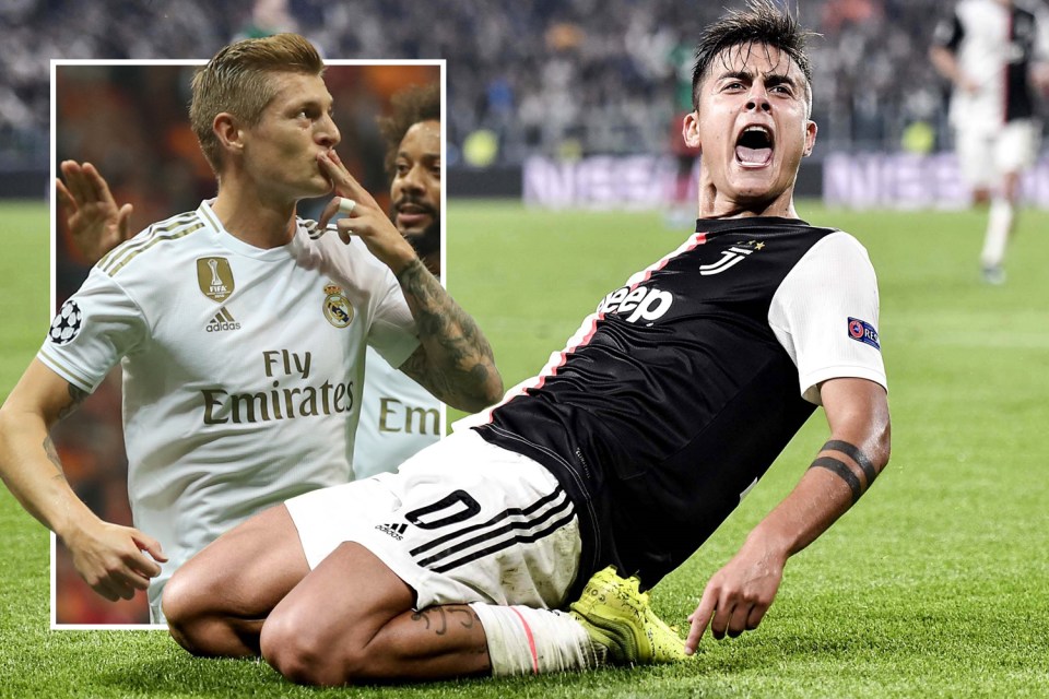  Dybala and Kroos were the heroes for their teams in a night of riveting Champions League action