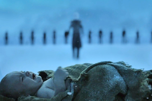  The artwork was taken from the Night King's first scene turning a baby into a White Walker