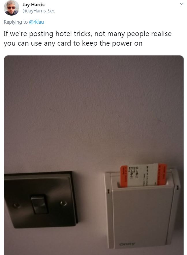  Room keys don't have to be used to keep the power on