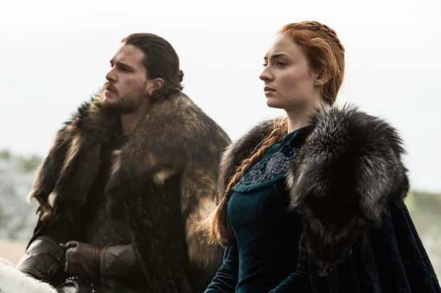 Jon and Sansa played half-siblings on the show