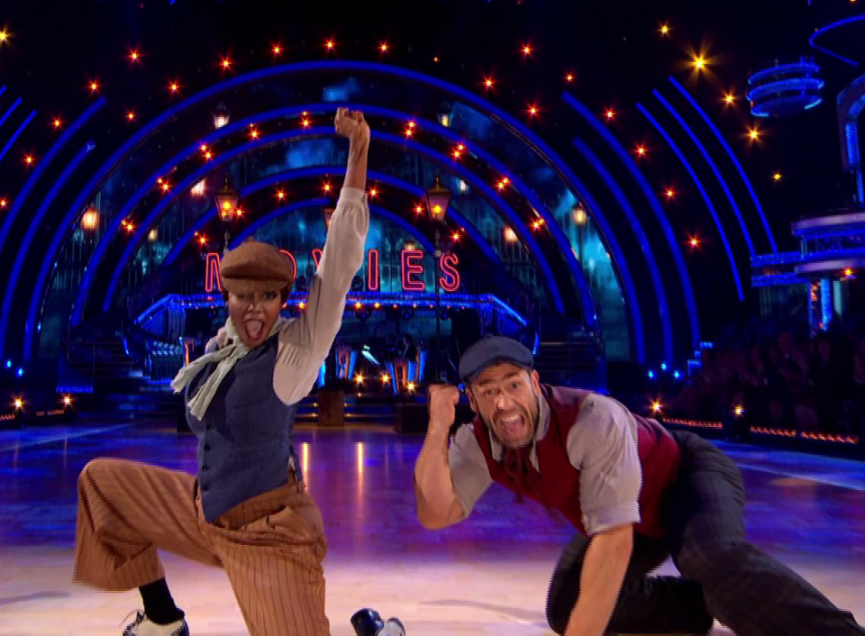  Kelvin and Oti wowed the judges with their Movie Week routine