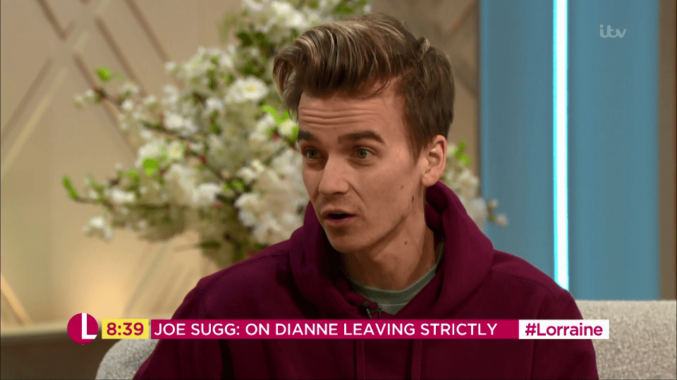  Joe Sugg has revealed that Dianne Buswell is not OK after getting booted off Strictly