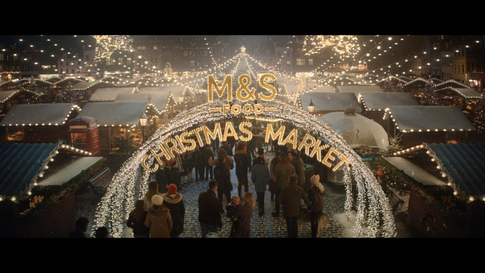 M&S Food Christmas Market