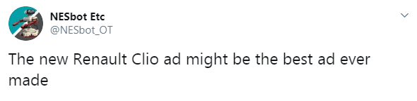  The advert sent fans into a Twitter frenzy