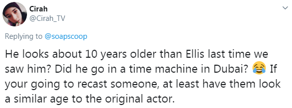  One viewer suggested Ellis has discovered a time machine