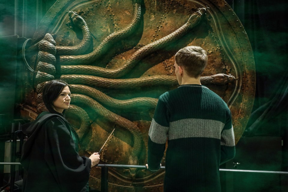 Fans will be able to enter the room through the large snake door