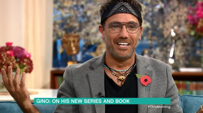  Gino debuted a new look on today's This Morning