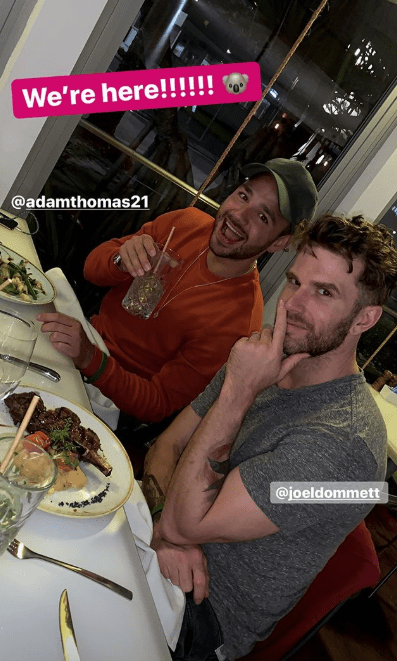  They enjoyed dinner out